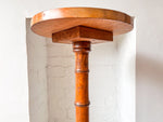 Load image into Gallery viewer, Antique Faux Bamboo Side Table / Plant Stand
