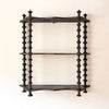 French Vintage Painted Shelf With Spindle Supports