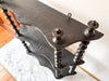 French Vintage Painted Shelf With Spindle Supports