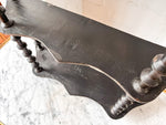 Load image into Gallery viewer, French Vintage Painted Shelf With Spindle Supports

