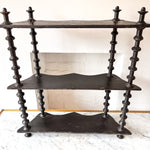 Load image into Gallery viewer, French Vintage Painted Shelf With Spindle Supports
