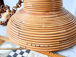 Load image into Gallery viewer, Large Italian Vintage Circa 1970s Pencil Reed Pendant Lamp In The Style Of Vivai Del Sud
