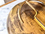 Load image into Gallery viewer, Pair Of Oversized Circular Vintage Italian Brass Coat Hooks By Cattadori
