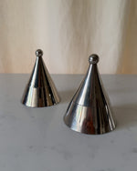 Load image into Gallery viewer, A Pair Of Vintage Aldo Rossi Alessi Style Candle Holders

