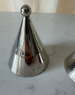 Load image into Gallery viewer, A Pair Of Vintage Aldo Rossi Alessi Style Candle Holders
