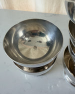 Load image into Gallery viewer, Set Of Six Vintage Silver Plated Ice Cream Coups
