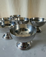Load image into Gallery viewer, Set Of Six Vintage Silver Plated Ice Cream Coups
