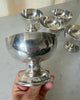 Set Of Six Vintage Silver Plated Ice Cream Coups