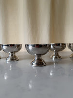 Load image into Gallery viewer, Set Of Six Vintage Silver Plated Ice Cream Coups
