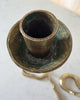 A Pair Of Mid Century Hollywood Regency Brass Cobra Candlesticks