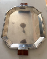 Load image into Gallery viewer, Large Art Deco Silver Plated Tray By Chrtistofle
