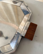 Load image into Gallery viewer, Large Art Deco Silver Plated Tray By Chrtistofle
