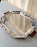 Load image into Gallery viewer, Large Art Deco Silver Plated Tray By Chrtistofle

