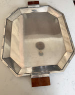 Load image into Gallery viewer, Large Art Deco Silver Plated Tray By Chrtistofle

