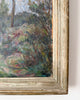 French Vintage Oil On Board Landscape