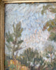 French Vintage Oil On Board Landscape