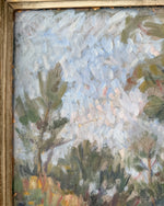 Load image into Gallery viewer, French Vintage Oil On Board Landscape
