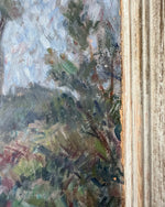 Load image into Gallery viewer, French Vintage Oil On Board Landscape
