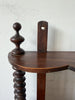 French Antique Bobbin Wall Shelf