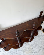 Load image into Gallery viewer, French Antique Bobbin Wall Shelf
