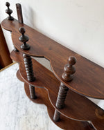 Load image into Gallery viewer, French Antique Bobbin Wall Shelf

