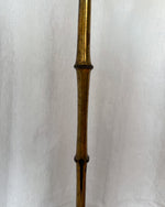 Load image into Gallery viewer, ON HOLD - Vintage Brass Faux Bamboo Floor Lamp In The Manner Of Maison Bagues
