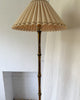 ON HOLD - Vintage Brass Faux Bamboo Floor Lamp In The Manner Of Maison Bagues
