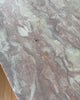 French Vintage Oak Marble Top Cabinet