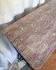French Vintage Oak Marble Top Cabinet
