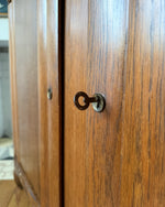 Load image into Gallery viewer, French Vintage Oak Marble Top Cabinet
