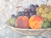 Still Life With Vase Of Fruit, Spanish Oil On Canvas, Signed