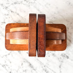 Load image into Gallery viewer, A Pair Of Wooden Art Deco Bookends
