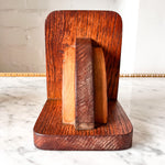 Load image into Gallery viewer, A Pair Of Wooden Art Deco Bookends
