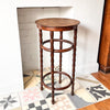 Antique Bentwood Side Table With Bobbin Legs By Fischel