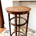Load image into Gallery viewer, Antique Bentwood Side Table With Bobbin Legs By Fischel
