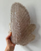 Mid-century Italian Murano Glass Leaf Wall Sconces In The Manner Of Barovier & Toso