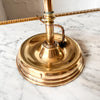 Vintage Brass Scalloped Table Lamp