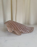 Load image into Gallery viewer, Mid-century Italian Murano Glass Leaf Wall Sconces In The Manner Of Barovier &amp; Toso
