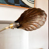 Vintage Brass Scalloped Table Lamp