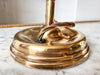 Vintage Brass Scalloped Table Lamp