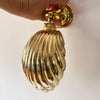 Brass Shell Sconce Uplighter / Downlighter
