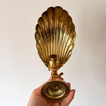 Load image into Gallery viewer, Brass Shell Sconce Uplighter / Downlighter
