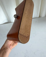Load image into Gallery viewer, French Art Deco Leather Letter Holder
