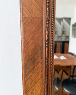Load image into Gallery viewer, French Antique Wall Mirror With Carved Bow Detail

