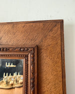 Load image into Gallery viewer, French Antique Wall Mirror With Carved Bow Detail
