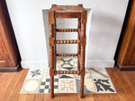 Load image into Gallery viewer, Tall French Vintage Bobbin Bar Stool With Rush Top
