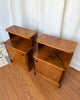 A Pair Of Art Deco Style Bedside Cabinets