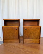 Load image into Gallery viewer, A Pair Of Art Deco Style Bedside Cabinets
