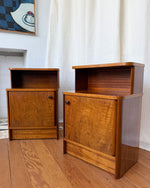 Load image into Gallery viewer, A Pair Of Art Deco Style Bedside Cabinets

