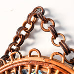 Load image into Gallery viewer, Mid-Century Italian Franco Albini Bamboo Wall Mirror
